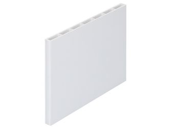 Flachprofil 40x7mm Hohlkammer Weiß 600cm