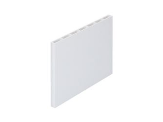 Flachprofil 40x7mm Hohlkammer Weiß (Folie) 600cm