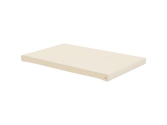 Flachprofil 9x100mm Hartschaum Folie Creme 600cm