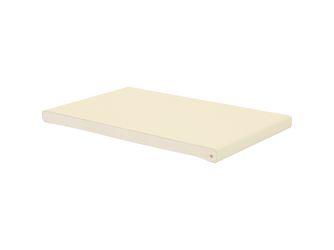Flachprofil 9x215mm Hartschaum Creme 600cm