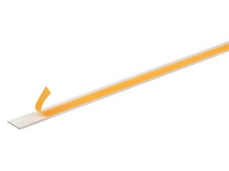 Flachstange, selbstklebend, Alu silber elox., LxBxS 2600x30x2mm