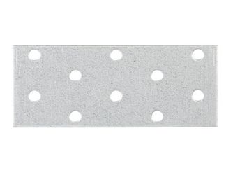 Flachverbinder, sendzimirverzinkt, LxB 100x40mm Flachverbinder, sendzimirverzinkt, LxB 100x40mm