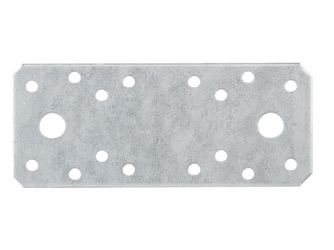 Flachverbinder, sendzimirverzinkt, LxB 133x55mm Flachverbinder, sendzimirverzinkt, LxB 133x55mm