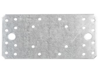 Flachverbinder, sendzimirverzinkt, LxB 190x90mm, PRO Flachverbinder, sendzimirverzinkt, LxB 190x90mm, PRO