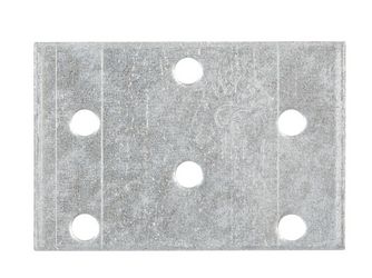 Flachverbinder, sendzimirverzinkt, LxB 60x40mm Flachverbinder, sendzimirverzinkt, LxB 60x40mm