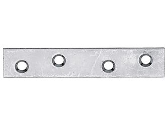 Flachverbinder, sendzimirverzinkt, LxB 80x15mm, verpackt à 8 St. Flachverbinder, sendzimirverzinkt, LxB 80x15mm, verpackt à 8 St.