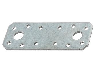Flachverbinder, sendzimirverzinkt, LxB 96x35mm, verpackt à 25 St. Flachverbinder, sendzimirverzinkt, LxB 96x35mm, verpackt à 25 St.