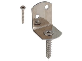 Flechtzaunhalter, L-Form, Edelstahl Flechtzaunhalter, L-Form, Edelstahl