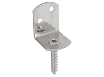 Flechtzaunhalter, L-Form, Edelstahl Flechtzaunhalter, L-Form, Edelstahl