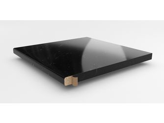 Flex Kante BN112 SI marmor marquina kaviar grau, Länge 650 mm Flex Kante BN112 SI marmor marquina kaviar grau, Länge 650 mm