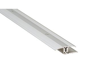 Flexibles Übergangsprofil Typ UEF 717 7-17mm Silber 900x38x1mm