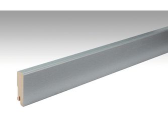 Folien-ummantelte Profile Fußleiste Profil 15 MK 2380x60x16mm 063 Edelstahl DF Folien-ummantelte Profile Fußleiste Profil 15 MK 2380x60x16mm 063 Edelstahl DF