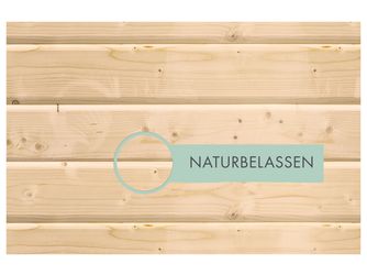 Fußboden für Sockelmaß 3,60 x 2,40 m 3 naturbelassen