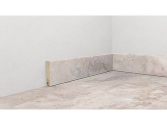 Fußleiste 60, Profil 6055 316 - Travertin weiß 2200x15x60mm