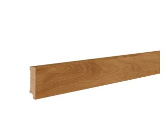 Fußleiste Eiche gerade 16x587x2400mm massiv, farblos endbehandelt