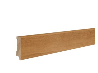 Fußleiste Eiche gerade 20x68x2400mm massiv, farblos endbehandelt