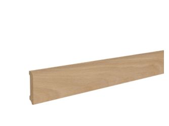 Fußleiste Eiche roh 10x58x2400mm Massiv, Roh, abgerundet