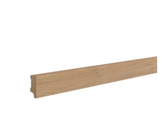 Fußleiste Eiche roh 16x40x2400mm Massiv, Roh, gerade