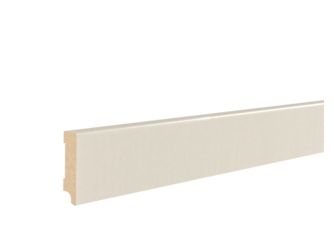 Fußleiste MDF gerade weiß grund., 240cm 16,0/ 60,0 mm PEFC