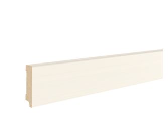 Fußleiste MDF gerade weiß grund., 240cm 18,0/ 69,0 mm PEFC