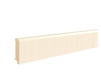 Fußleiste MDF gerade weiß grund., 240cm 18,0/ 70,0 mm PEFC