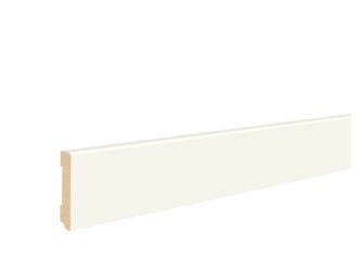Fußleiste MDF weiß deckend 12x60x2400mm MDF, gerade