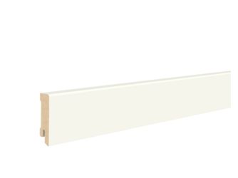 Fußleiste MDF weiß deckend 16x60x2400mm MDF, gerade, PEFC, Clip