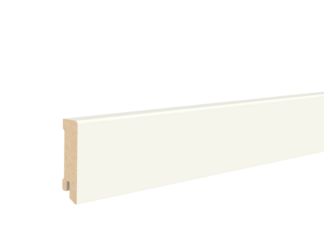 Fußleiste MDF weiß deckend 18x69x2400mm MDF, gerade, PEFC, Clip