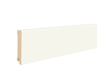 Fußleiste MDF weiß deckend 18x95x2400mm MDF, gerade, PEFC, Clip