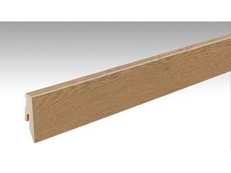 Fußleiste Profil 3 PK 2380x60x20mm 20254 Eiche lehmbraun
