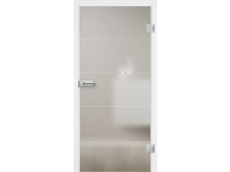Ganzglastür Mala 05 Satinato "Mala"