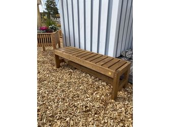 Gartenbank Stanford Fi. farbig lasiert 146x43x43cm