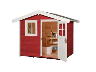 Gartenhaus 123 Gr.2, schwedenrot