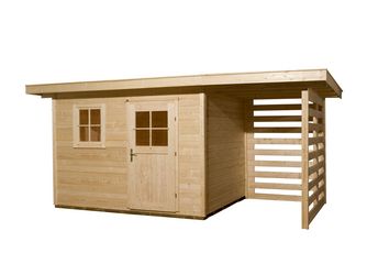 Gartenhaus 170 A Gr.2, 28mm, ET, EF, Holzlagerplatz 150cm