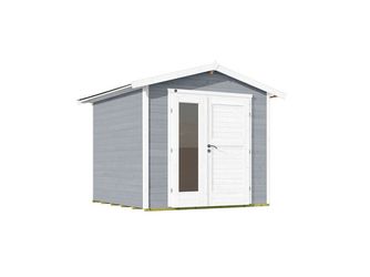 Gartenhaus 224 A Gr. 2 grau, 21mm, neue Design-Doppeltür