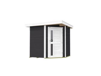 Gartenhaus 229 A Gr. 1, anthrazit, 21mm, neue Design-Einzeltür