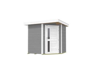 Gartenhaus 229 A Gr. 1, grau, 21mm, neue Design-Einzeltür