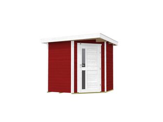 Gartenhaus 229 A Gr. 1, schwedenrot, 21mm, neue Design-Einzeltür