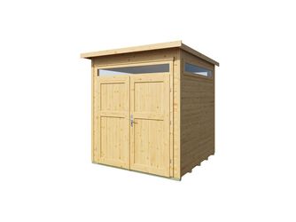 Gartenhaus 265 Gr. 2, 21mm, natur, DT/4 Oberlichter