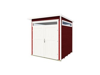 Gartenhaus 265 Gr. 3, 21mm, rot, DT/4 Oberlichter