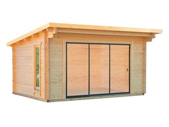 Gartenhaus Trondheim 44-M XL Schiebetür rechts Gartenhaus Trondheim 44-M XL Schiebetür rechts
