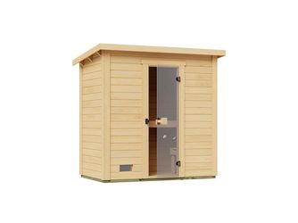 Gartensauna Kaapi 1 mit Ofenschutz