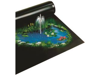 Gartenteichfolie 1,0mm Weich-PVC SCHWARZ 2,00x25m