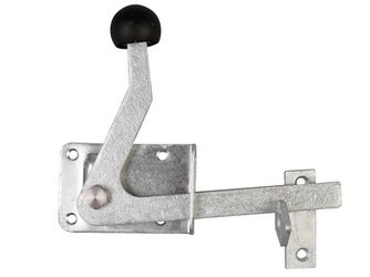 Gartentorfalle, feuerverzinkt, Platten Breite 80mm, Höhe 55mm Gartentorfalle, feuerverzinkt, Platten Breite 80mm, Höhe 55mm