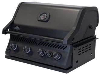 Gasgrill 300-Serie 32", Mattschwarz, Einbaugrill