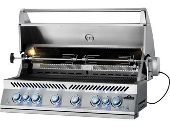 Gasgrill 700-Serie 44", Einbaugrill, Edelstahl, inkl. Drehspieß
