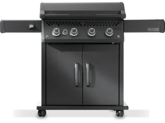 Gasgrill Phantom, Rogue® PRO 30 Plancha, SIZZLE ZONE™ Seitenbrenner, mattschwarz