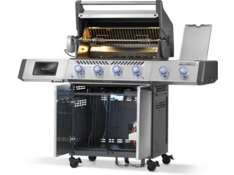 Gasgrill Prestige PRO™ 500, Connected, Edelstahl, inkl. Drehspieß
