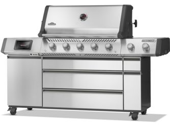 Gasgrill Prestige PRO™ 665, Connected, Edelstahl, inkl. Drehspieß