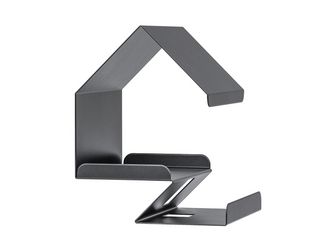 Gasthaus Kreativ, matt schwarz m.Feinstruktur kunststoffbeschichtet RAL 9005, LxBxHxS : 150x150x180x0,75mm